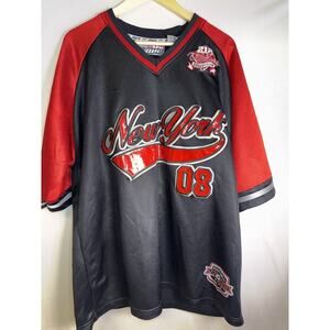 NYC 212 City Series Collection Jersey 2XL Black Red New York 08 Streetwear